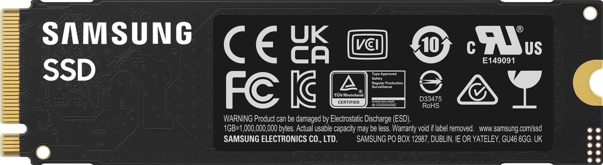 Samsung 990 EVO Plus - Interne SSD - PCIe 4.0 - NVMe 2.0 - 4TB | bol