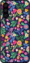 Smartphonica Telefoonhoesje Geschikt voor OnePlus Nord CE met bloemen opdruk - TPU backcover case flower design geschikt voor OnePlus Nord CE