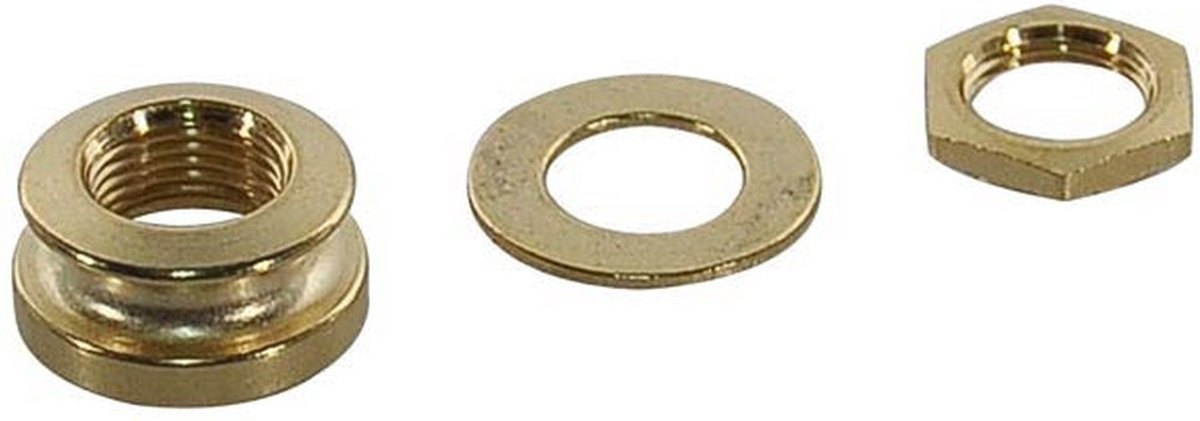 Boston EPJ-SB-GD Strap Button Nut – M8 Schroefdraad, Goud