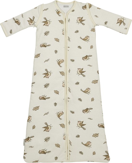 Meyco Baby Robin Baby Slaapzak Met Afritsbare Mouwen - Multicolour - 110cm - 2.5 TOG