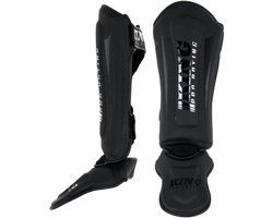 King Pro Boxing Revo Series 4 - Scheenbeschermers kickboksen - XL - Zwart