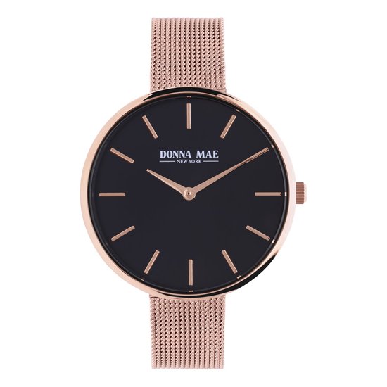 Montre Lucardi Femme Donna Mae bracelet maille rose - Montre - Acier - Rose - 38 mm