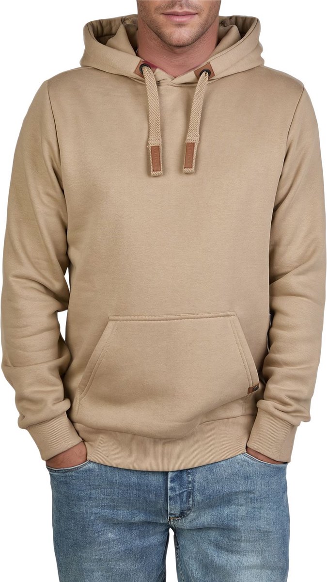 DENIMFY Heren Sweatshirt DFIvo regular fit Beige 3XL Volwassenen