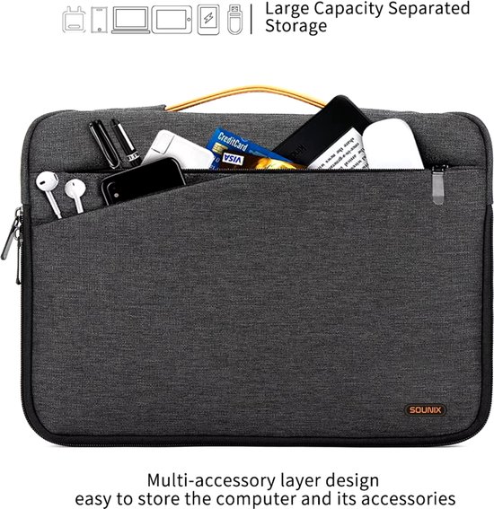 Housse étanche Pour Tablette - Housse Pour Ordinateur Portable Compatible Avec Les Ordinateurs Portables Disponibles De 11 à 15 Pouces - Housse Pour Ordinateur Portable Compatible Avec A2015, Sac En N - 9