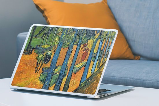 Laptop sticker - 17.3 inch - Les Alyscamps - Vincent van Gogh - 40x30cm - Laptopstickers - Laptop skin - Cover