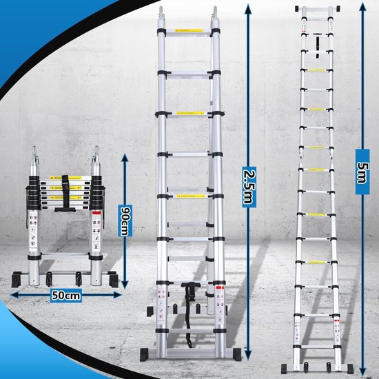 Telescoopladder kopen? Telescopische ladder assortiment
