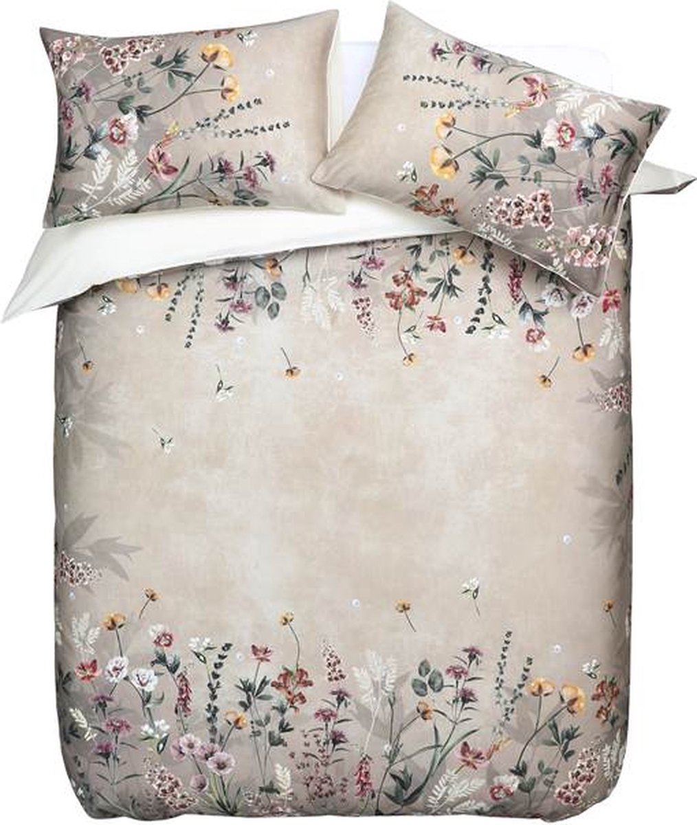 M.M Linen Carrie Dekbedovertrek - Tweepersoons - 200x200/220 cm - Zand