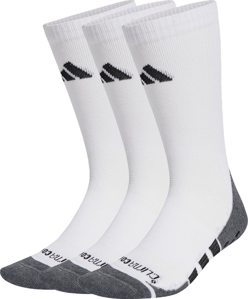 adidas Performance Performance Grip CLIMACOOL Gevoerde Sokken 3 Paar Unisex – 40-42 Wit