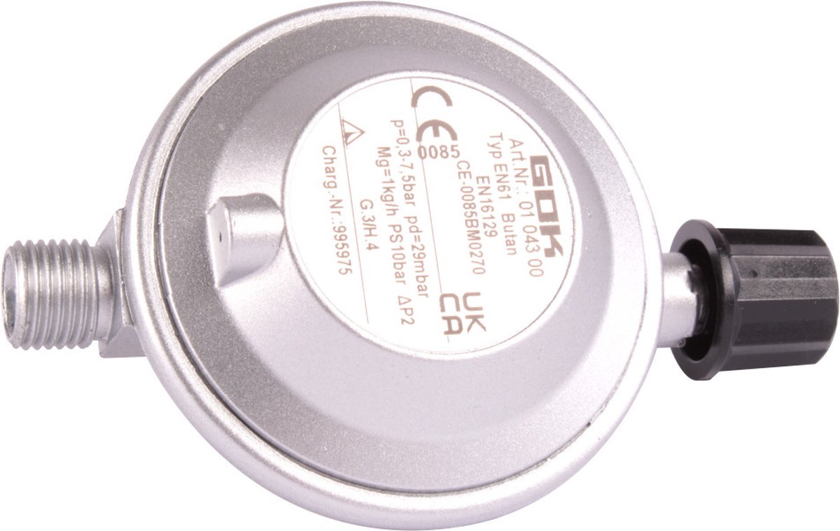 GOK Drukregelaar Campingaz 30mb 1/4L