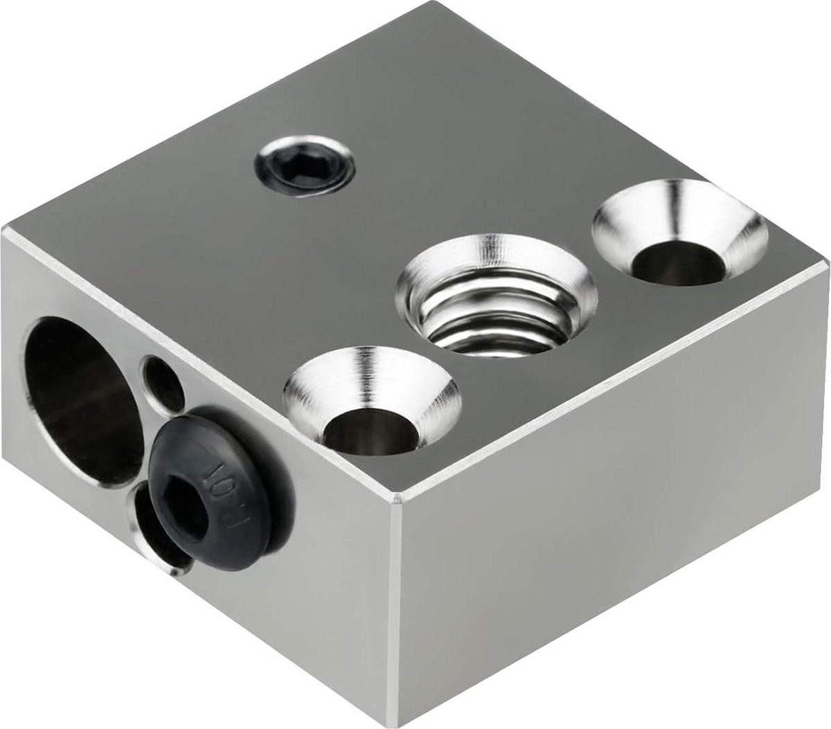 Heater Hoge Temperatuur CR-10 Geplateerd Koper Heater Blok - MK8 Extruder - Creality Alle Metalen Hotend - Ender 3 s V2 Ender 3 pro Ender 5 Pro CR10 S4 S5 - 3D Printer - (koper)