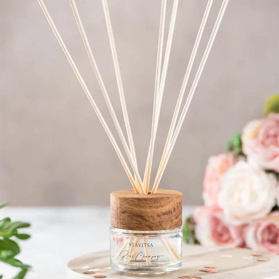 Natuurlijke vezels diffuserstokjes - glazen diffuser-onderdelen (3 mm x 30 cm, 50 stuks) — afbeelding 5