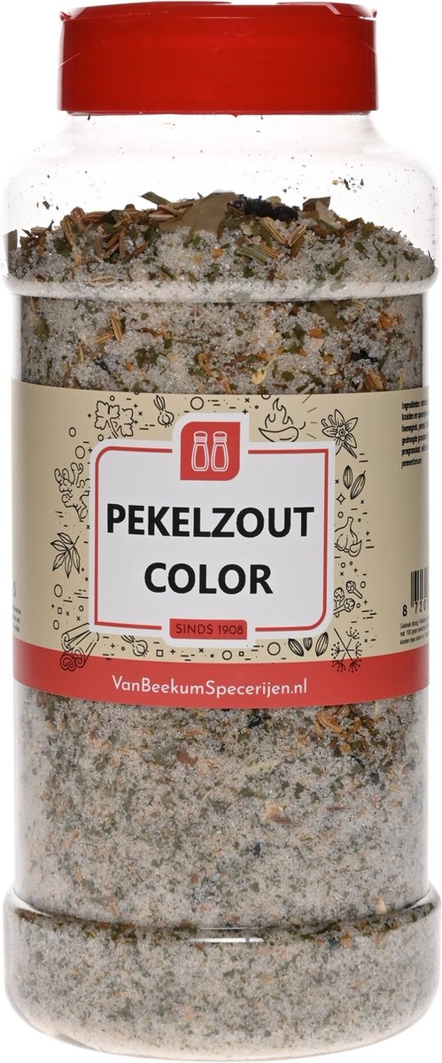Goedkoopste Van Beekum Specerijen - Pekelzout Color - Strooibus 800 gram