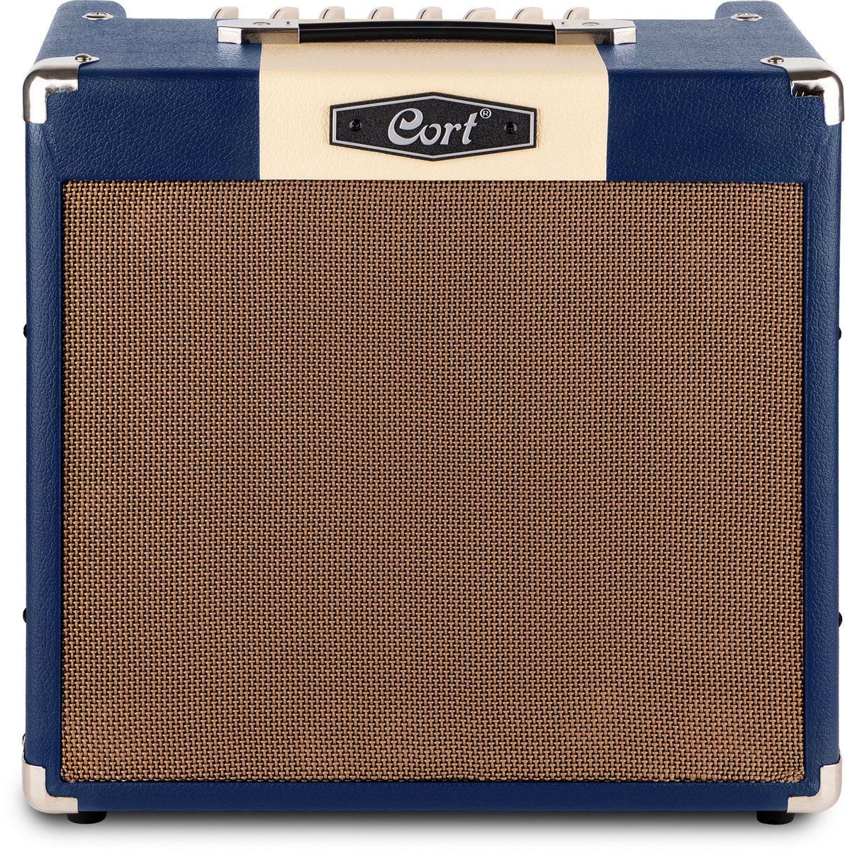CORT CM30RDB elektrische gitaar versterker vintage 30W blauw