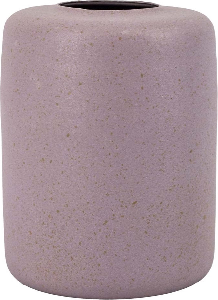 homebound by ky Metalen vaas lila sand dots | bloemenvaas Paars