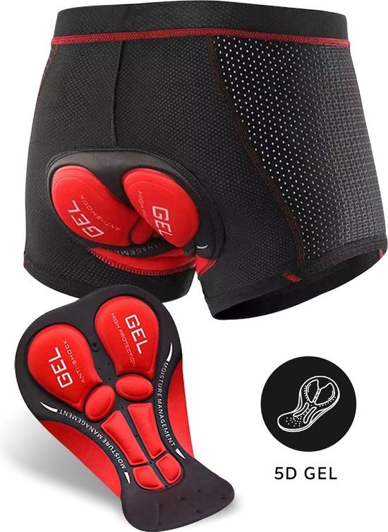 Mountainbike Onderbroek Mesh - MTB Broek - Fiets Sportonderbroek - Zwart - Onderbroek met Zeem - 5D Gel Pad Shockproof - Maat XL — afbeelding 3