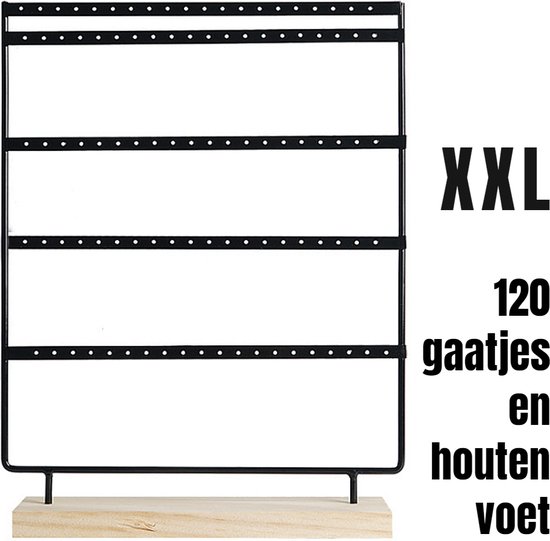 Allernieuwste.nl® Oorbellnrekje XXL Sieradenrekje Oorbellen Display ...