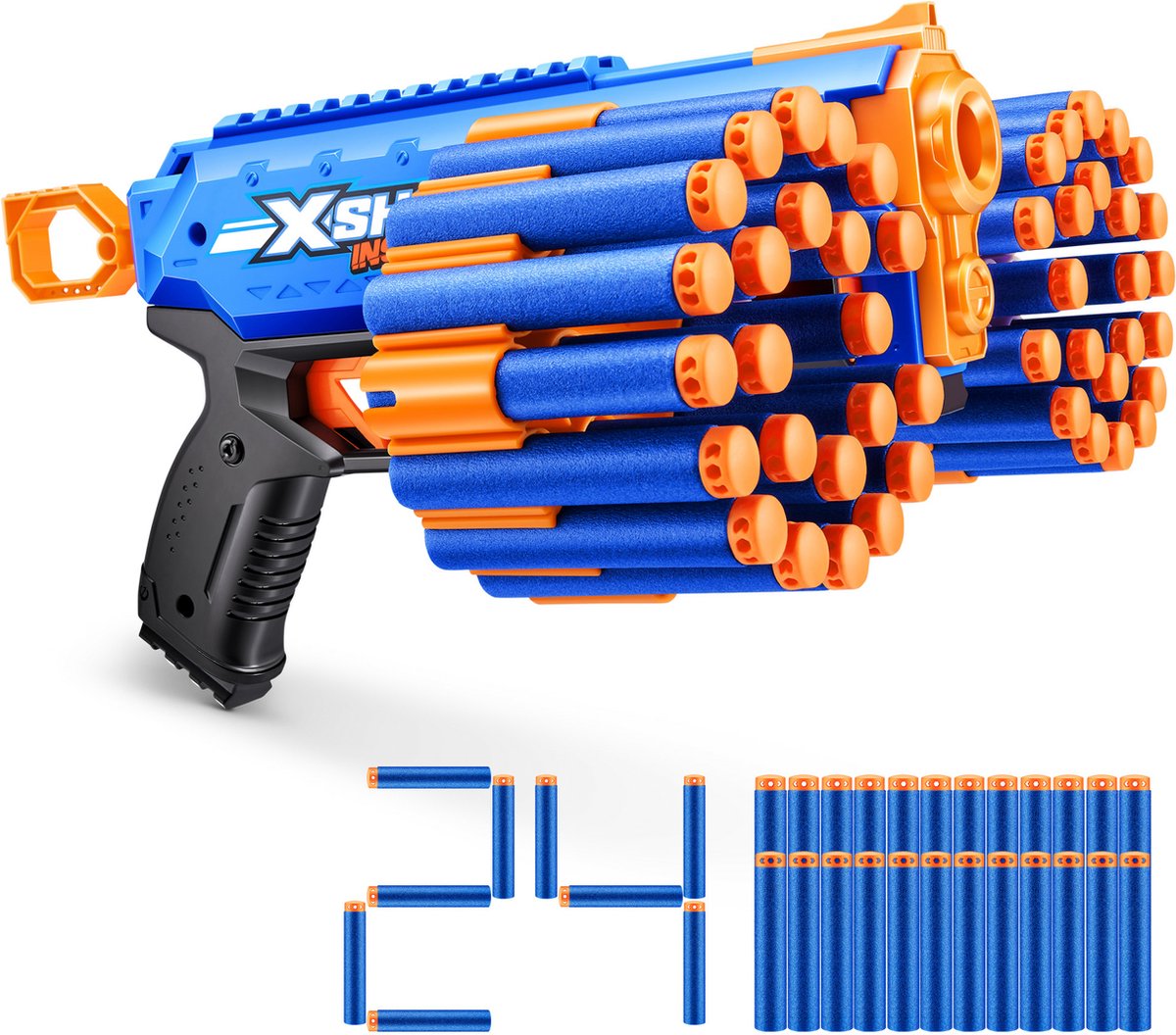 ZURU XSHOT Insanity Berzerko - Speelgoedblaster - Met 24 pijltjes