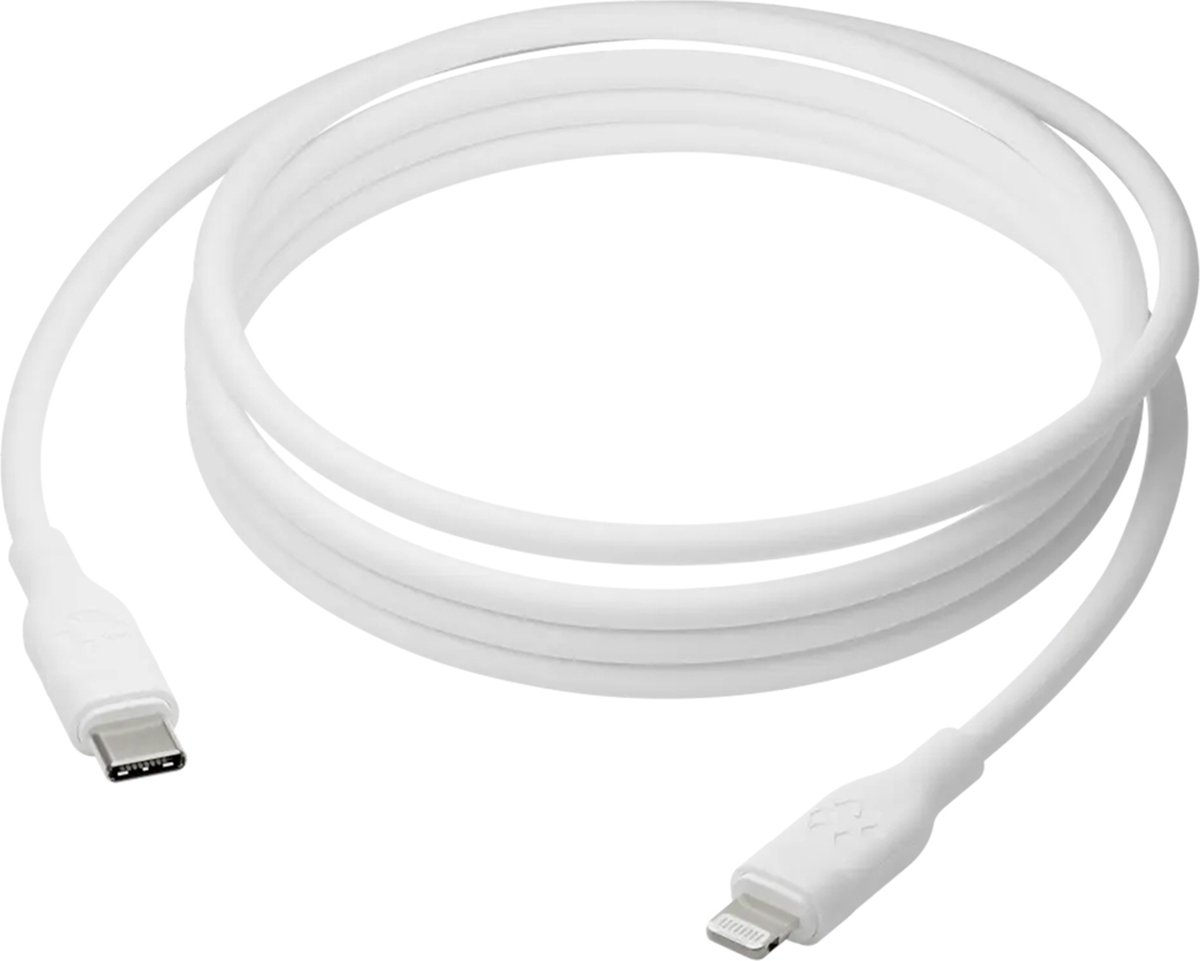 dbramante1928 re-charge - Oplaadkabel - USB-C naar geschikt voor Lightning - 2 meter - Wit