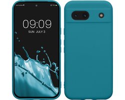 kwmobile telefoonhoesje geschikt voor Google Pixel 8a - Hoesje voor smartphone - Precisie camera uitsnede - In mat petrol