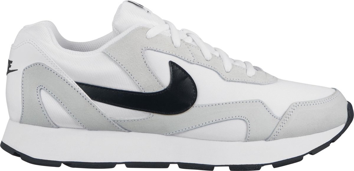 Nike Delfine Heren Sneakers - White/Black - Maat 42.5 | bol.com