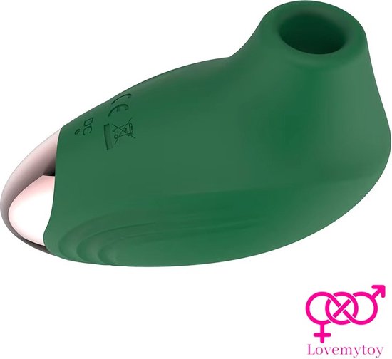 Foto: Lovemytoy satisfaction mini luchtdruk vibrator g spot stimulator clitoriszuiger 10 frequenties vrouwen clitoris masturbatie speelgoed krachtige mini vibrator voor koppels groen