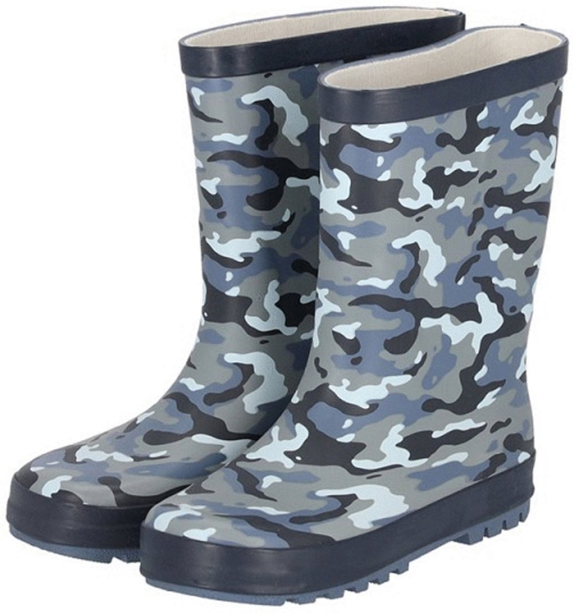 XQ Footwear Regenlaarzen grijs Rubber - Maat 32