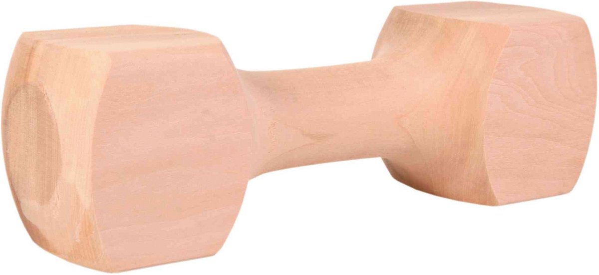 Trixie houten apporteerblok gehoekt 650 gr