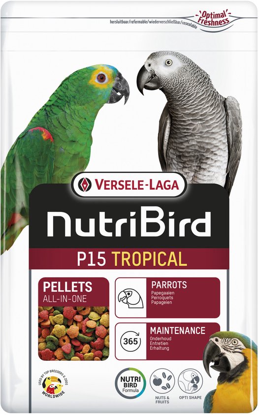 Versele-Laga - Nutribird P15 Tropical Papegaai - Vogelvoer - 3 kg