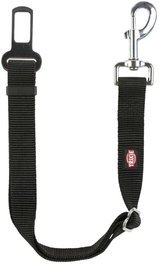 Trixie Veiligheidsgordel Auto - Tuigje - 70cm x 25mm - Zwart