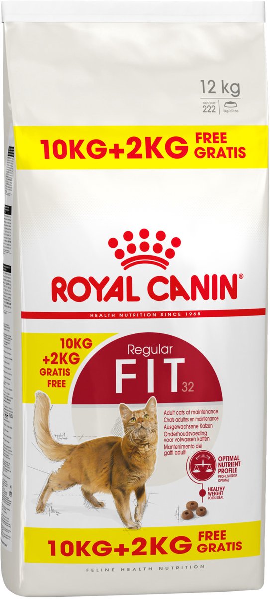 Royal Canin Fit 32 - Kattenvoer - 10+2 kg Bonusbag