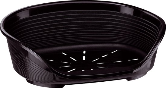 Ferplast Hondenbed Plastic Deluxe Zwart