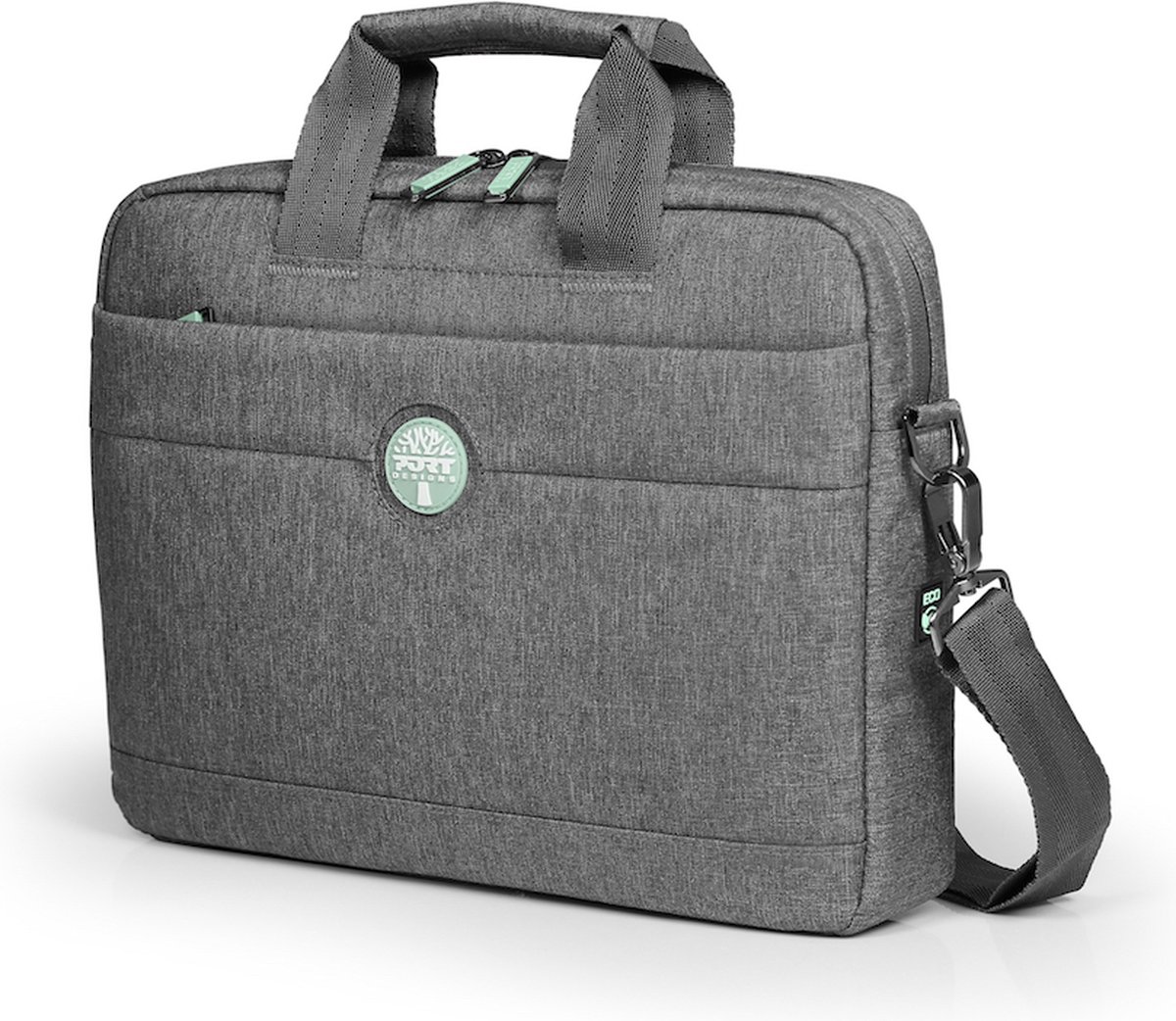 Port Designs Yosemite ECO - Laptoptas - tot 14 inch - Gerecycled Materiaal - Grijs