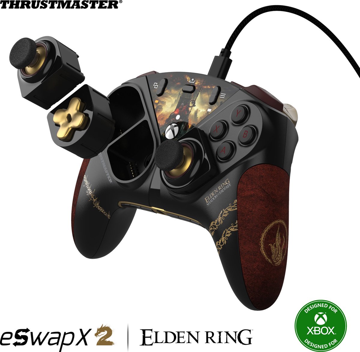 Thrustmaster ESWAP X2 PRO ELDEN RING Shadow of the Erdtree Edition Modulaire Gamepad gamepad Xbox Series X|S, PC
