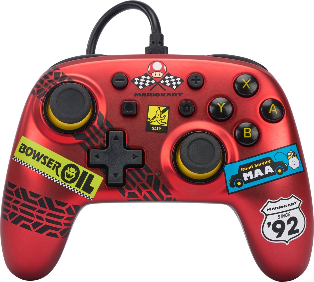 PowerA Nano bedrade controller voor Nintendo Switch - Mario Kart: Racer Red – foto 2