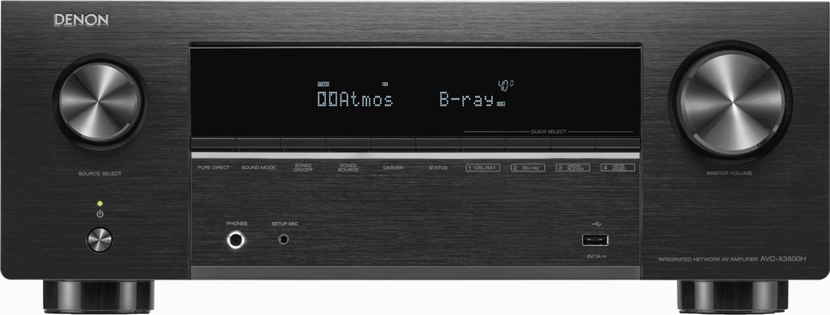 Denon AVC-X3800H Zwart