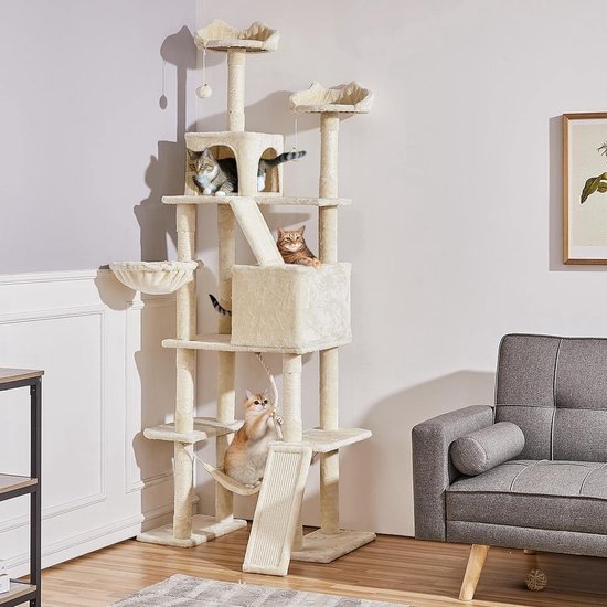 XXL Annika krabpaal voor katten - 164 cm - Beige