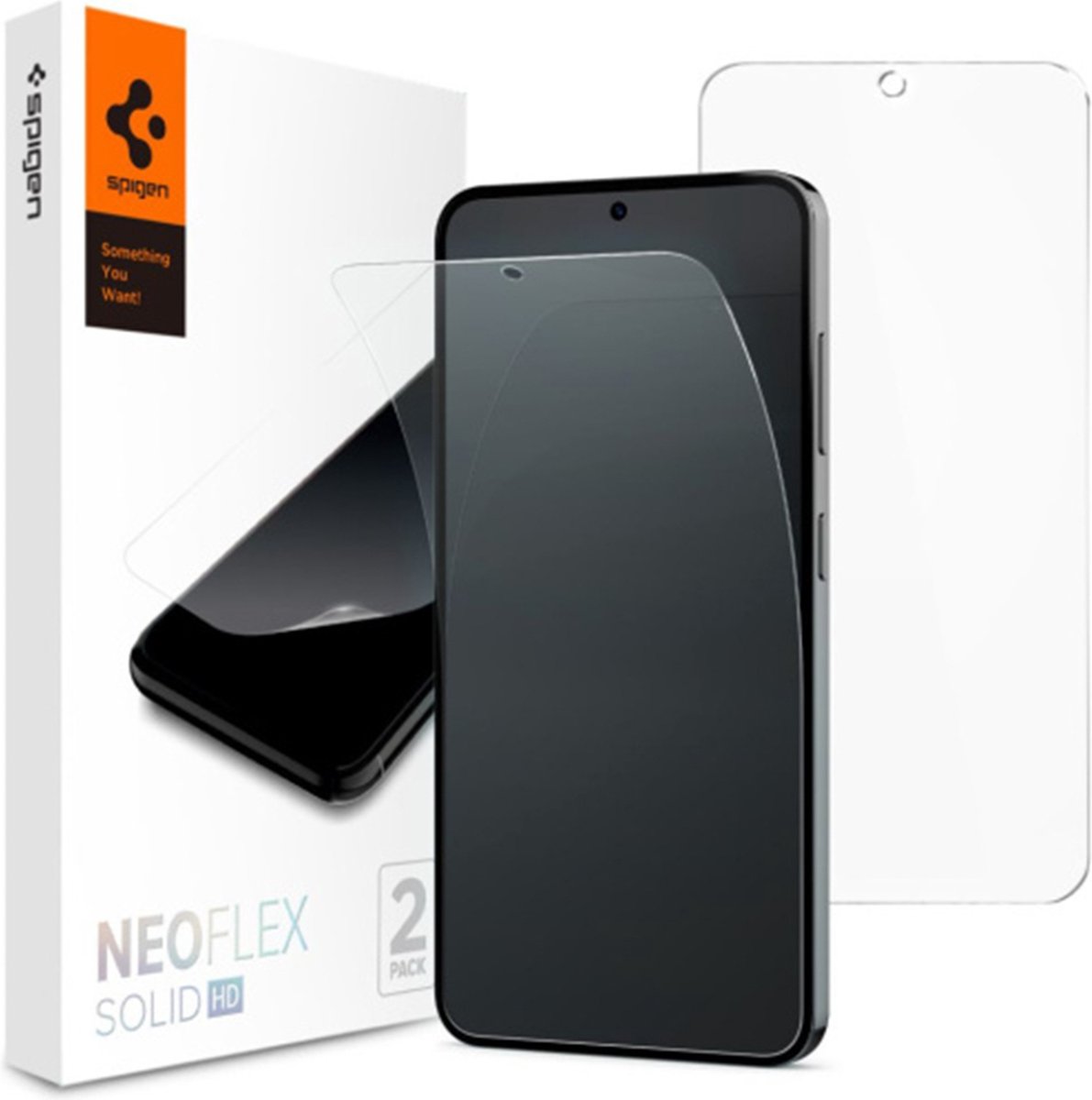 Spigen screenprotector Geschikt voor Samsung Galaxy S24+ - Neo Flex - 2 Pack