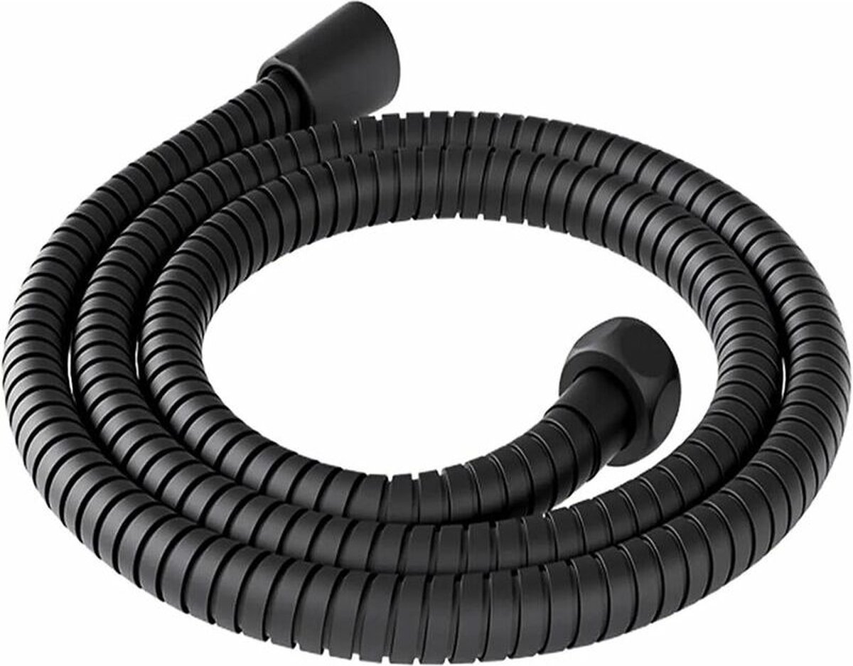 Doucheslang - Douche Slang - 200 cm - Anti-knik - zwart - RVS - staal & koper - Badkamer Accessoires - Waterslang Douche - Woonaccessoires - doucheslangen - Flexibel - Universele G1/2"