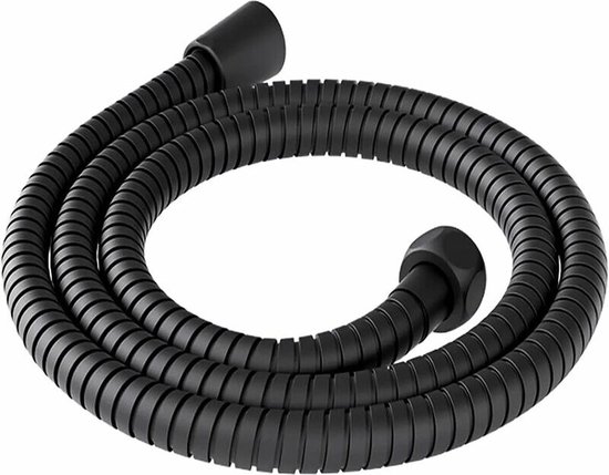 Doucheslang - Douche Slang - 200 cm - Anti-knik - zwart - RVS - staal & koper - Badkamer Accessoires - Waterslang Douche - Woonaccessoires - doucheslangen - Flexibel - Universele G1/2"