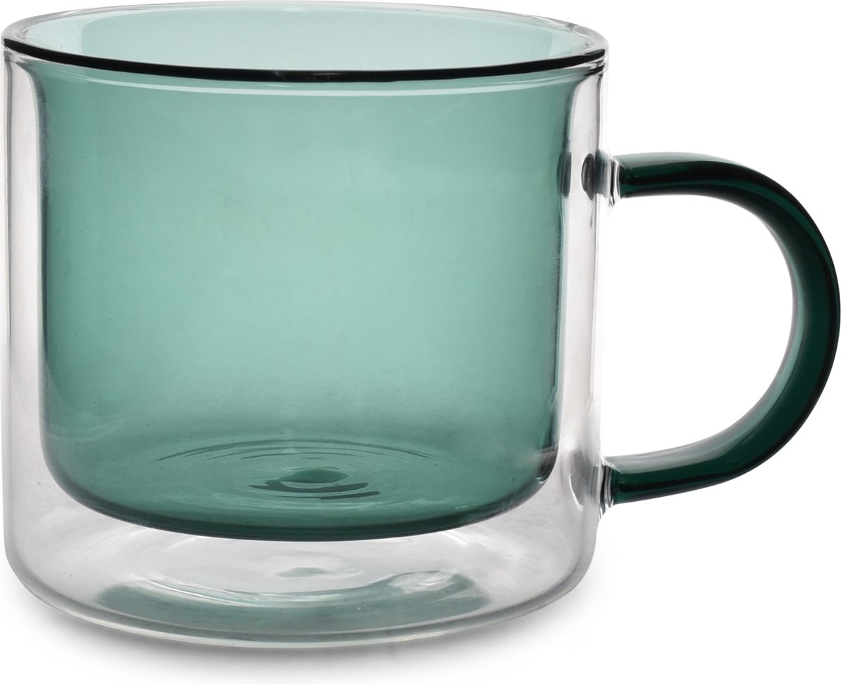 ONA Beker 27cl dubbelwandig groen Liv - set/2