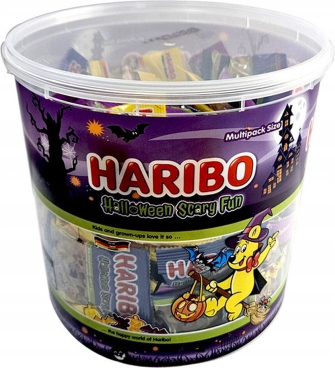 Haribo Halloween scary box 800 gram- 55 mini zakjes