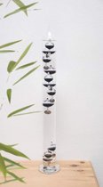 Bol.com Galileo-thermometer - glazen temperatuurmeter met ballen - maat L - 76 cm x 76 cm x 56 cm aanbieding