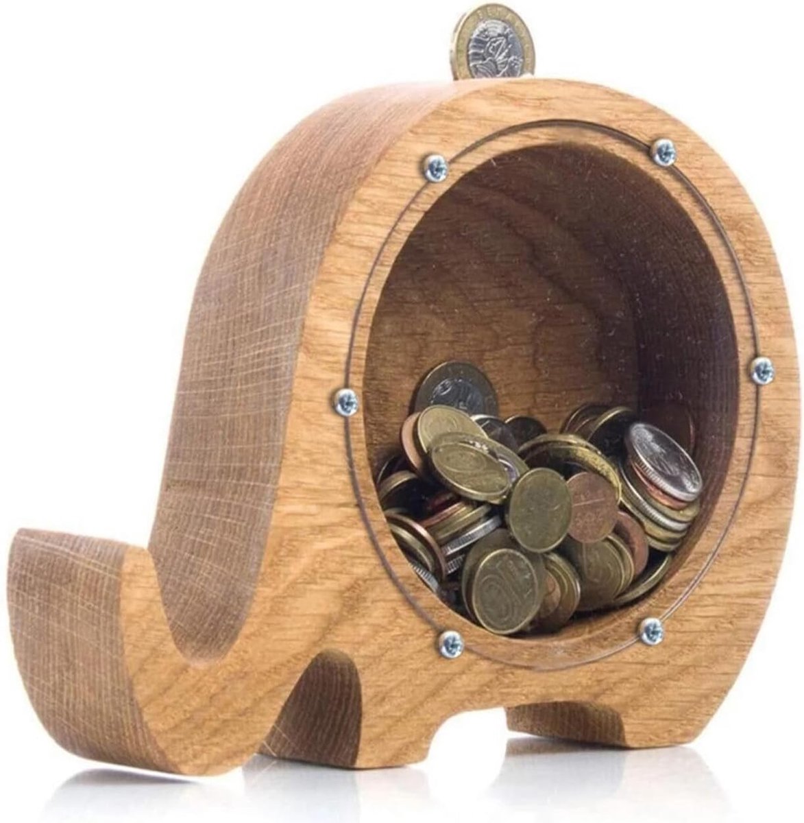 Afneembare Gepersonaliseerde Spaardoos voor Kinderen - Unieke Kinderspaarpot met Naamgravure - Cadeau Idee voor Kinderen - Kunststof Spaarpot met Afneembare Top