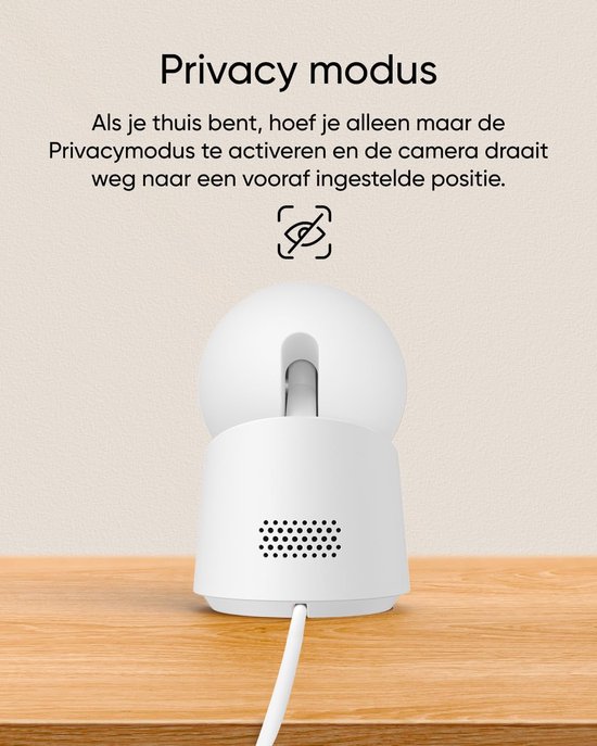 Eufy C210 Indoor Camera - 1080p HD - 360° pan en tilt - Beveiliging | bol