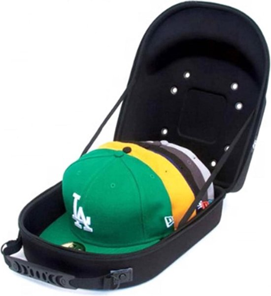 Boîte Rangement Casquettes Baseball - Sac Transparent Jusqu’à 19 Chapeaux | Poignées Transport, Fermeture Éclair