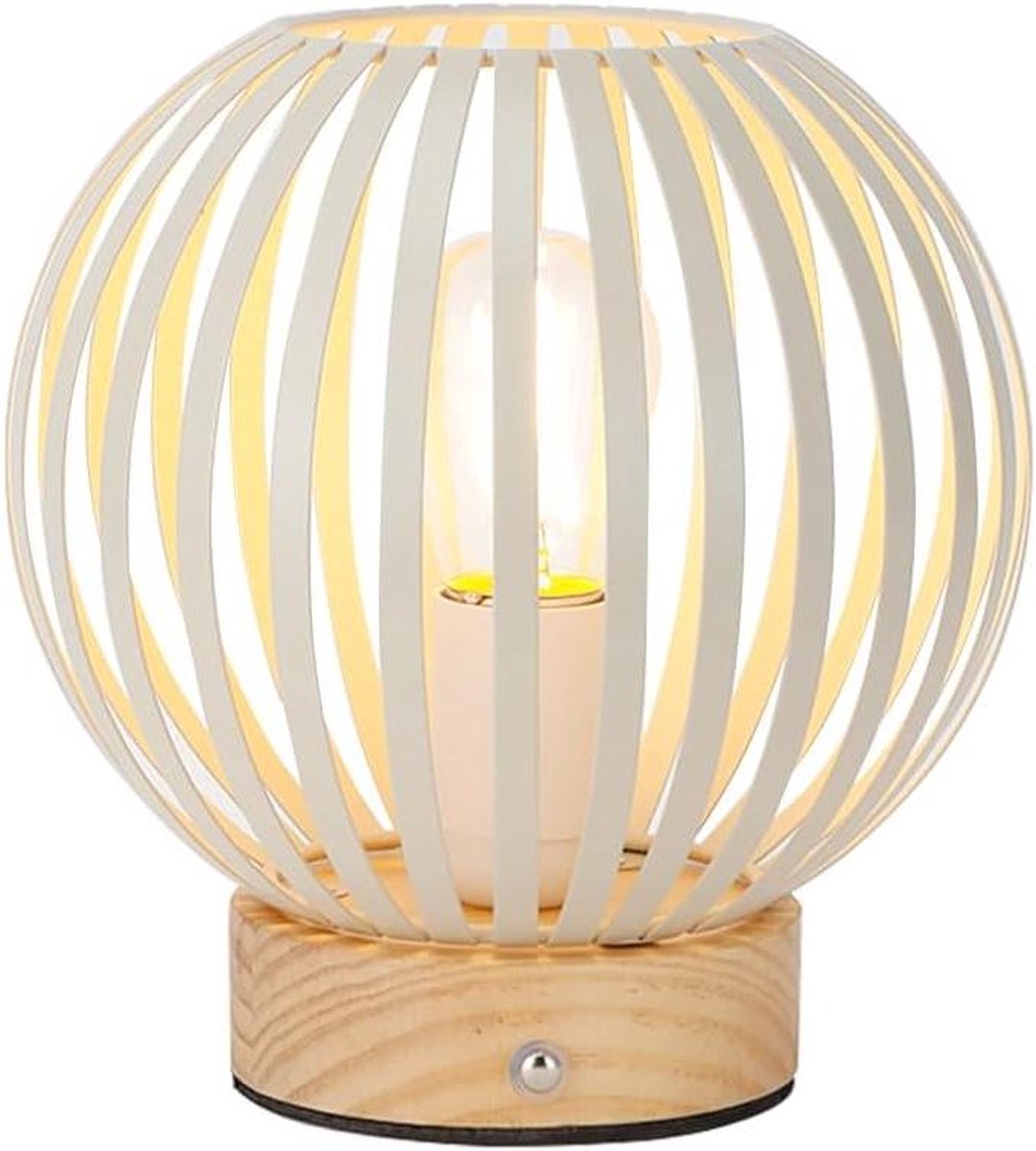 Touch Bedside Tafellamp Metaal Kooi Draadloos LED-Lantaarn Lamp - Bruiloften Feesten Patio Binnen Buiten