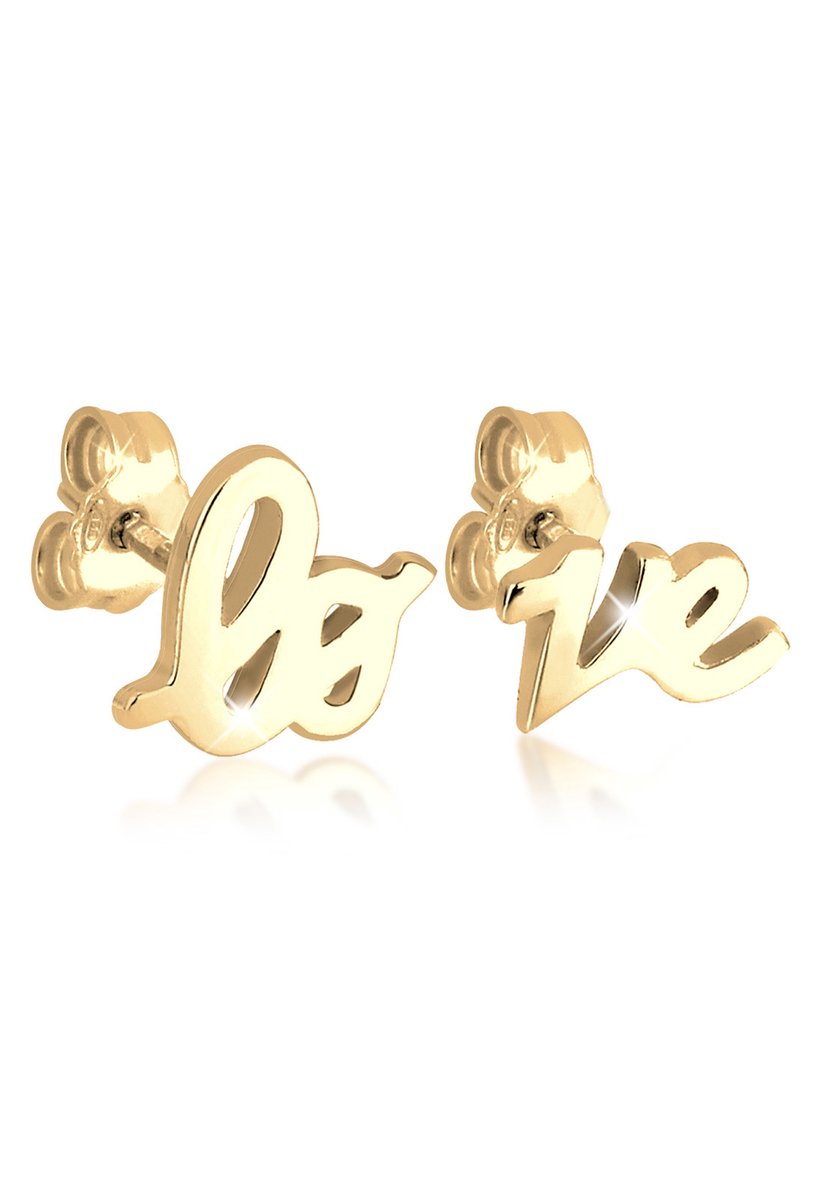 Elli - Oorbellen - Verguld 925 sterling zilver Love - Dames