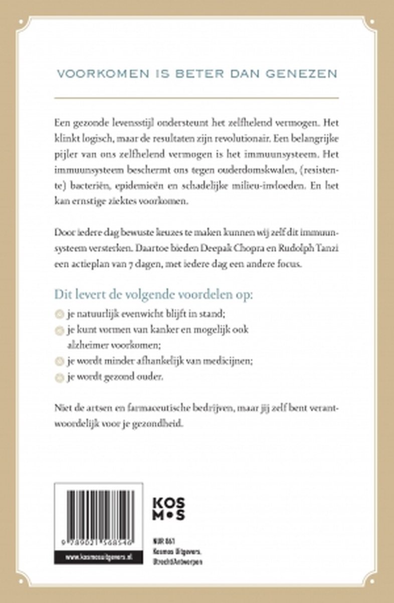 Het zelfhelend vermogen - back cover