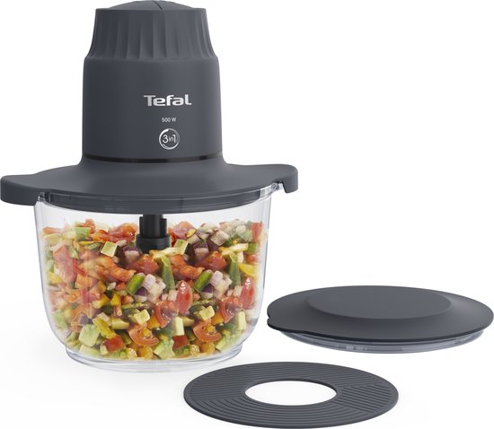 Tefal Choppeo MB6031 – Zwart, Transparant