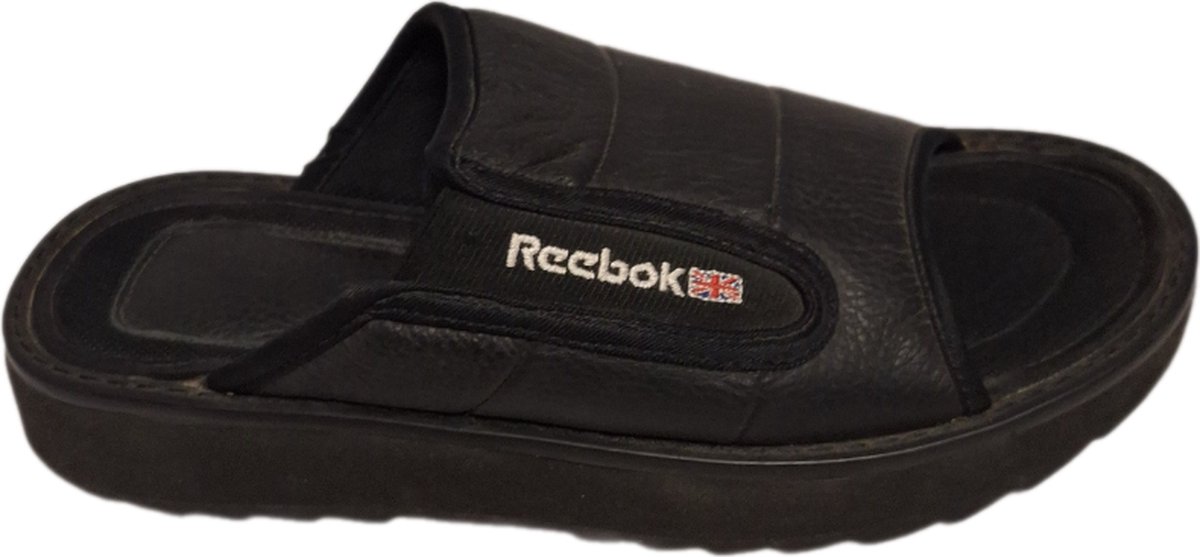 REEBOK-SLIPPER-CLASSIC/SLIDE- -LEER Zwart